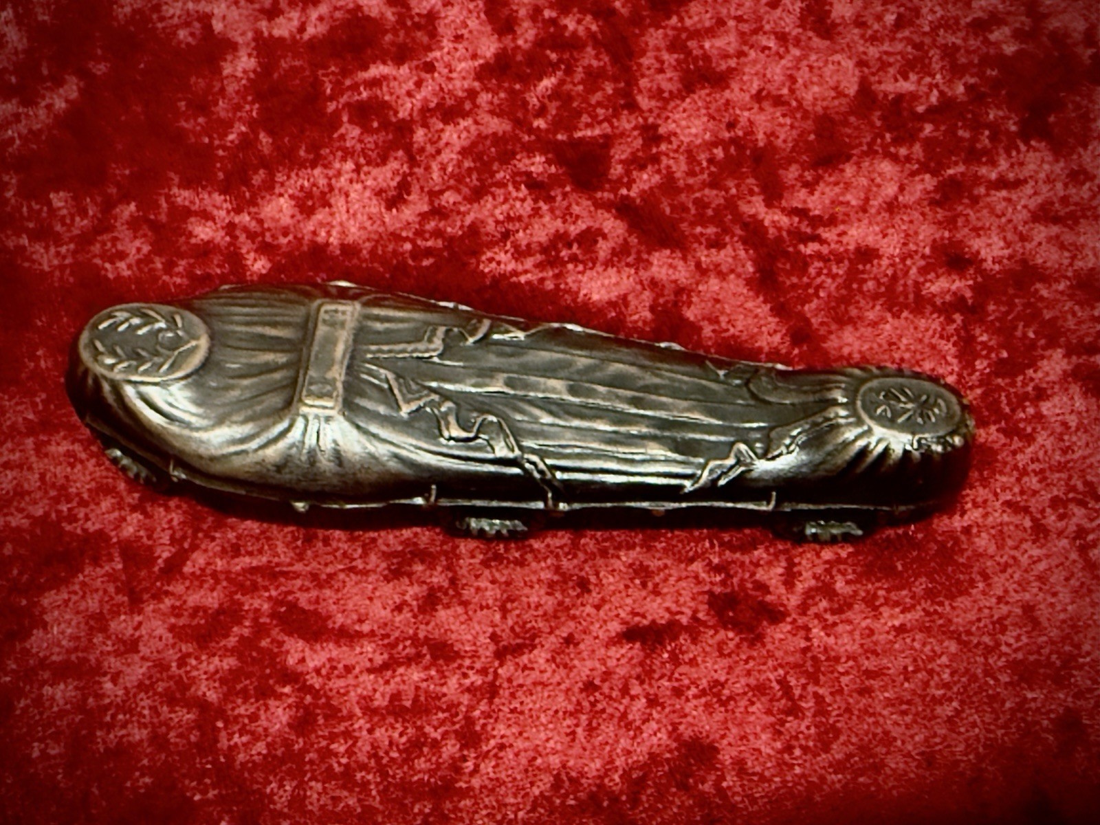 Crane and Breed Fisk Coffin Paperweight - Iron - Funeral Service - Mortuary
