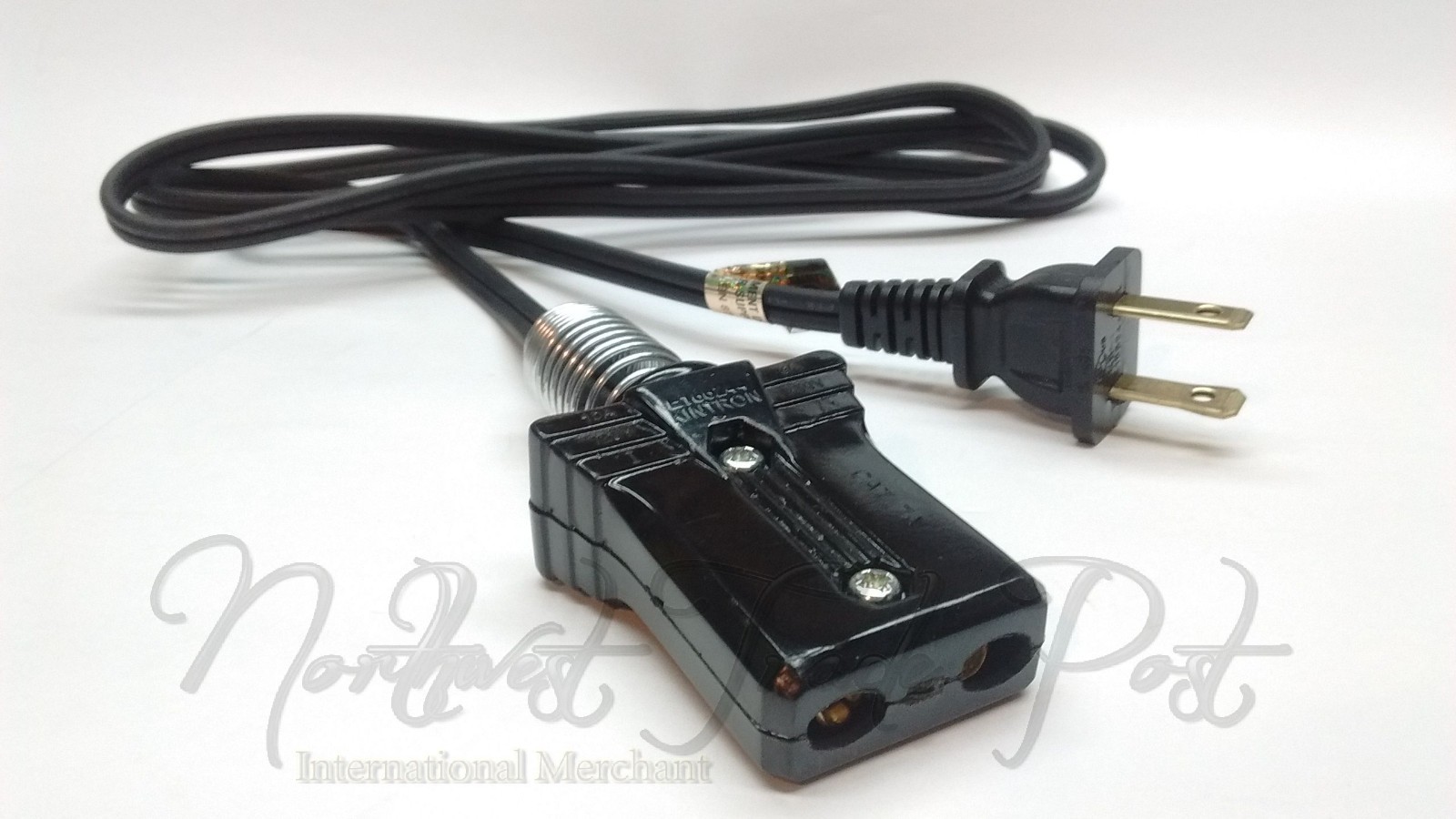 New 6' Vintage Appliance Replacement Power Cord 11/16" Center To Center Contacts