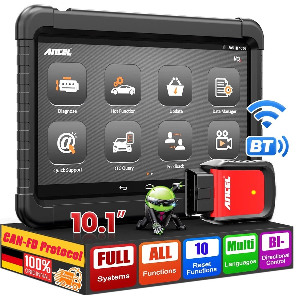2026 Bluetooth Car Diagnostic Scan Tool OBD2 Scanner Bidirectional 10+ Services