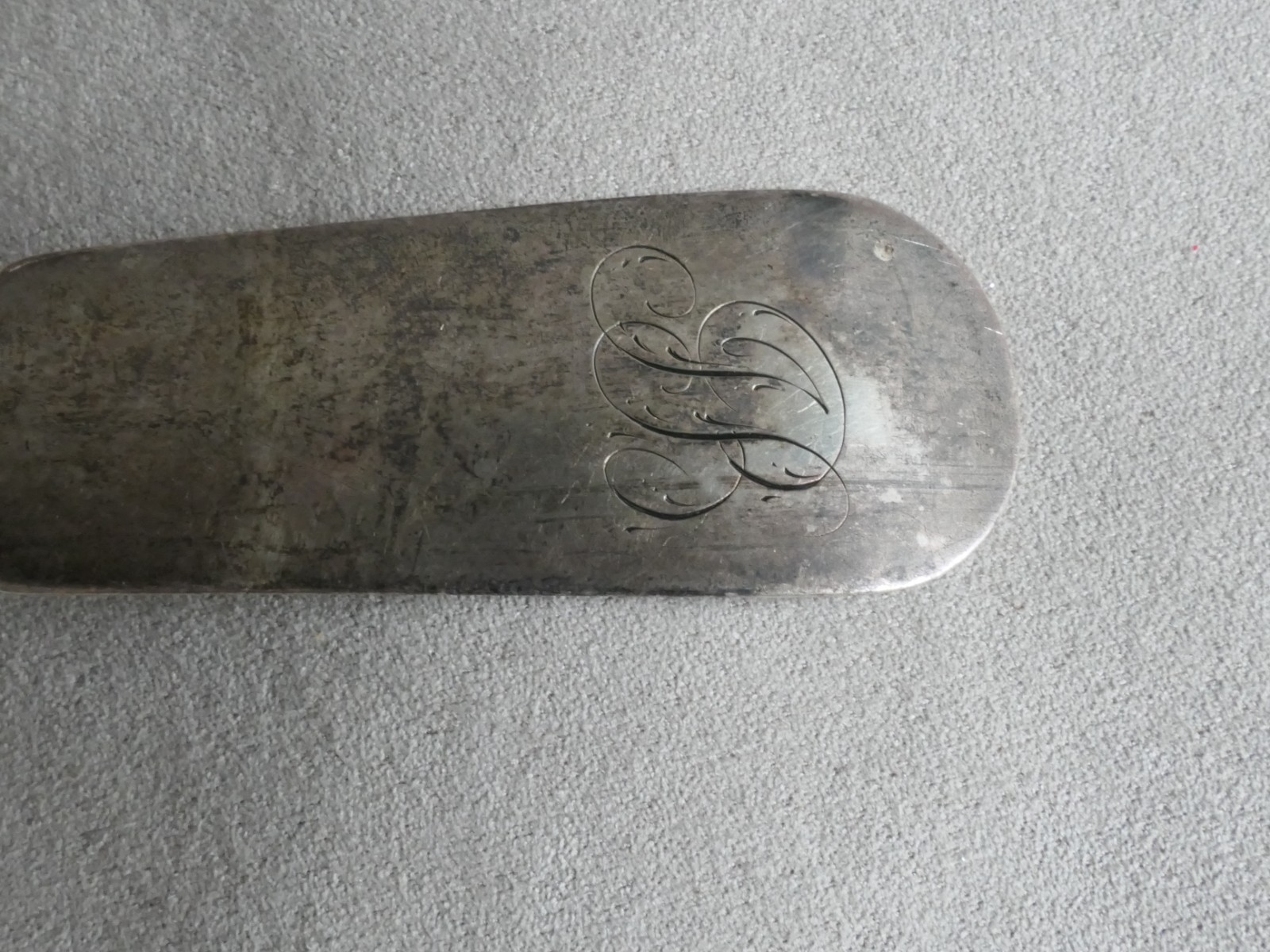 American Coin Silver Spoon TJ MEGEAR Boston MA 9” : 43.4g