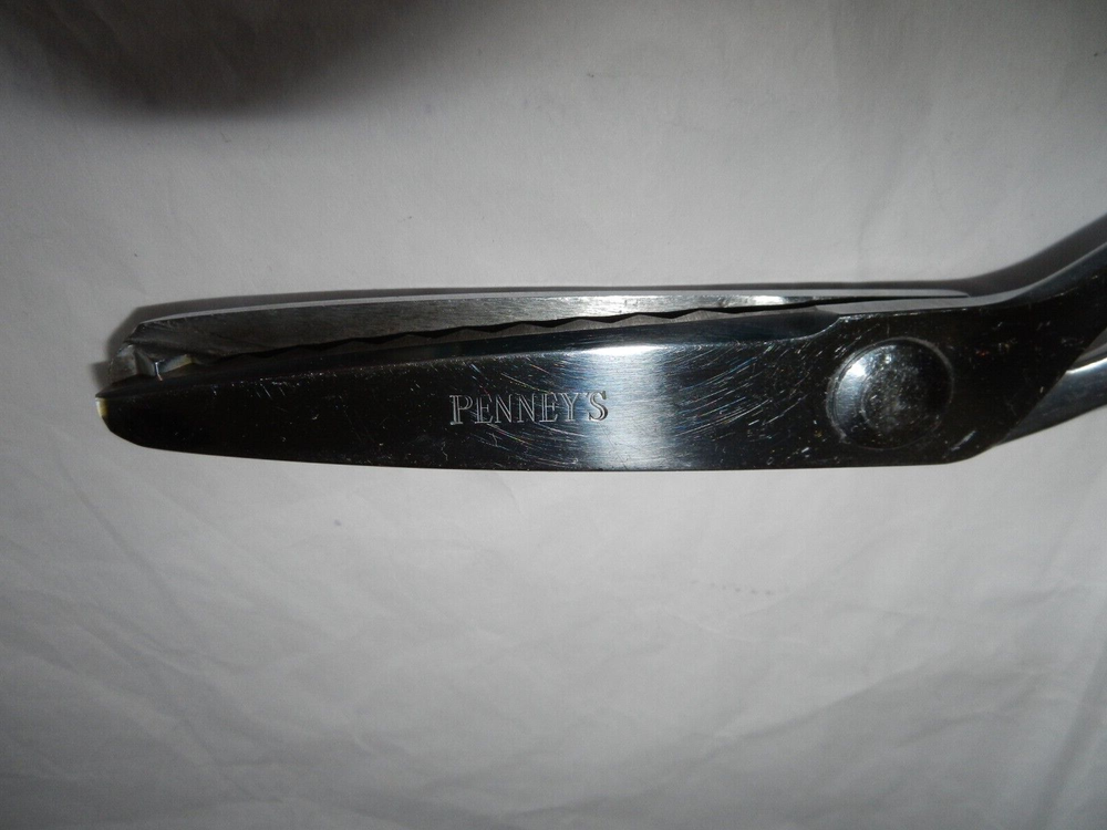 Vintage PENNYS Pinking Shears/Scissors - Marked #6
