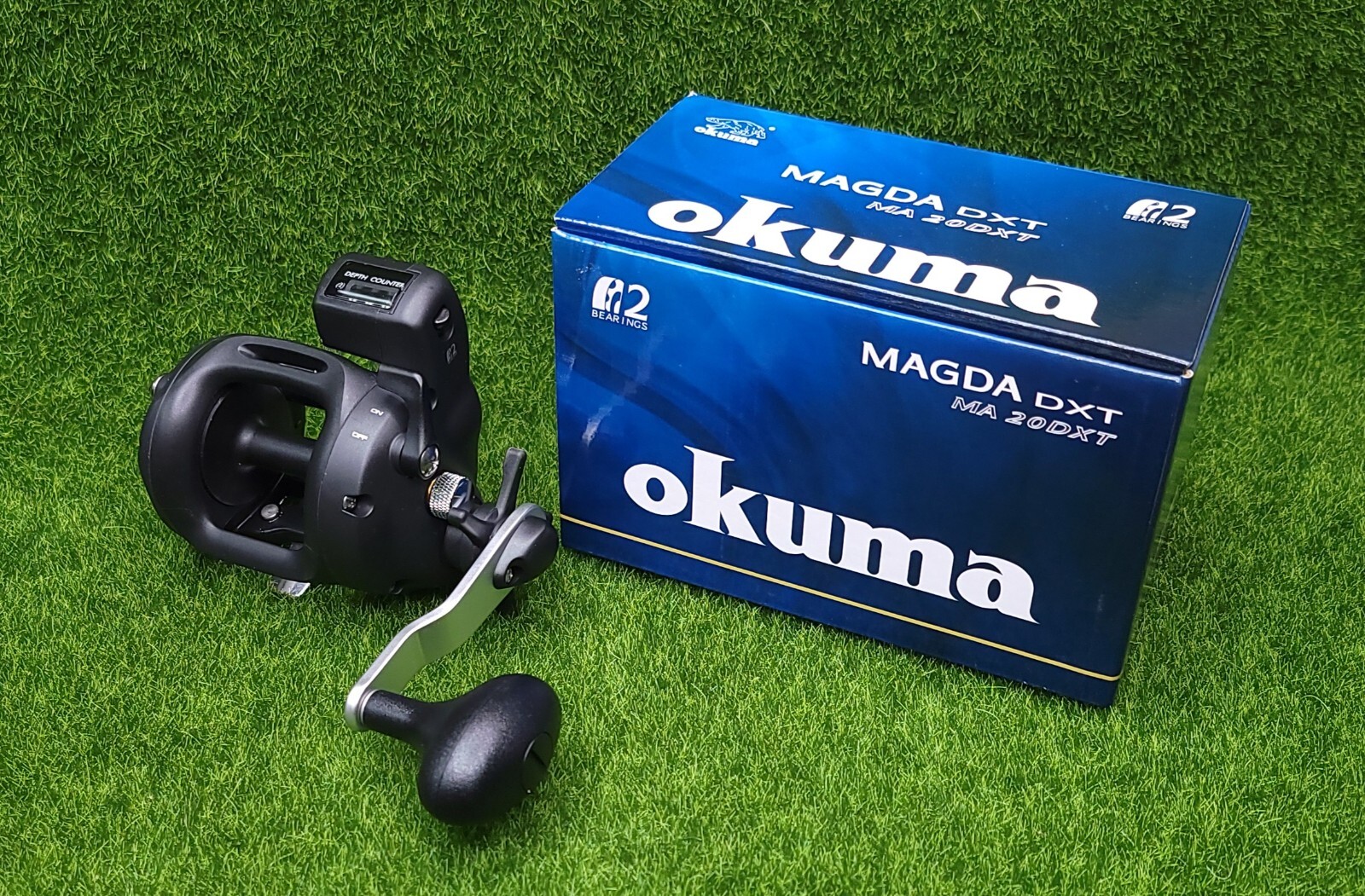 Okuma Magda Pro DXT 5.1:1 Levelwind Line Counter Reel, Right Hand - MA-20DXT