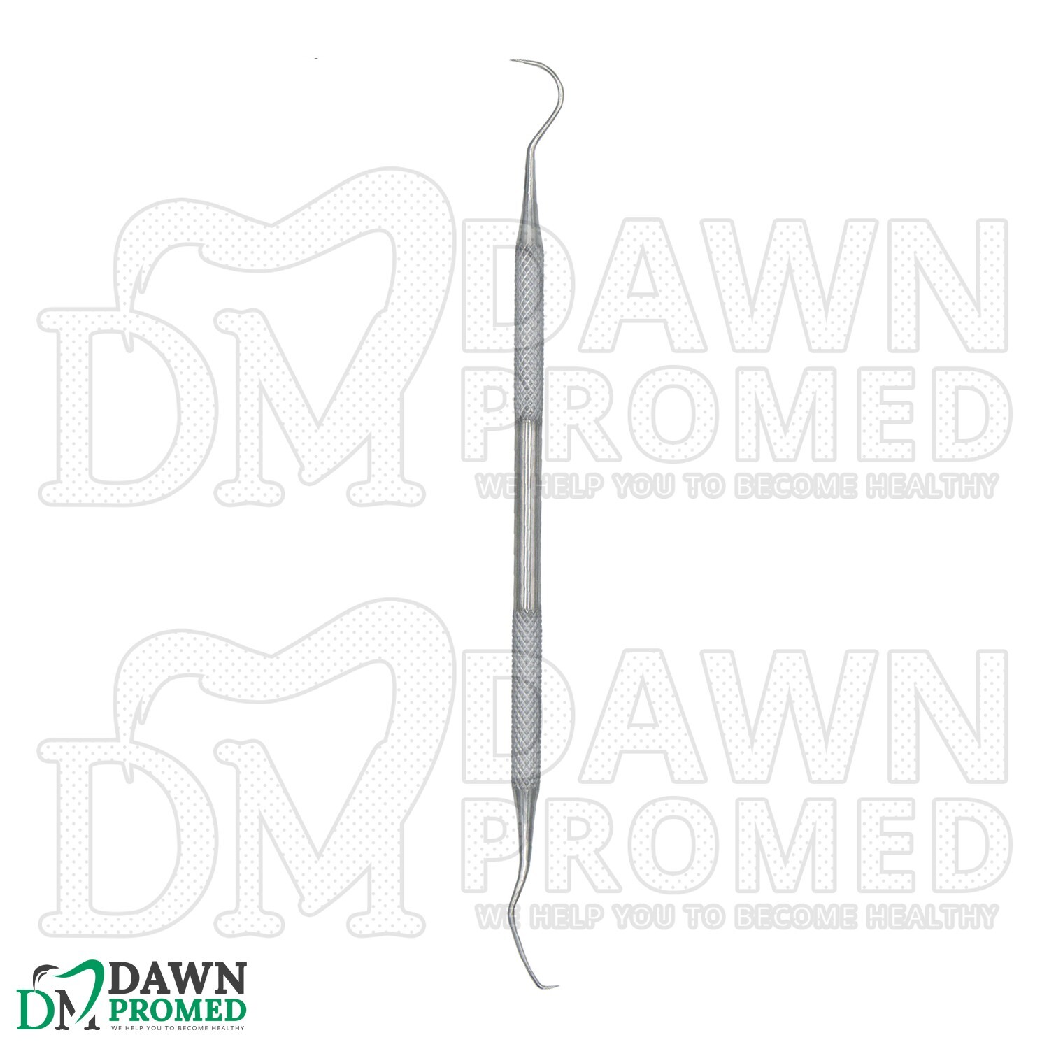 12 Pcs Dental Probe #5 Explorer Double Ended Denture Instruments German Grade