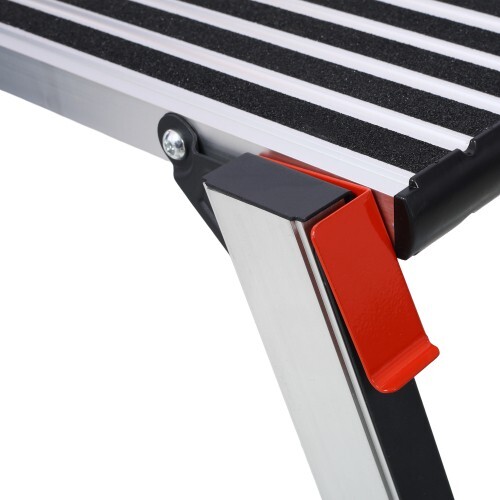 Ladder Aluminum platform non-slip folding table bench ladder