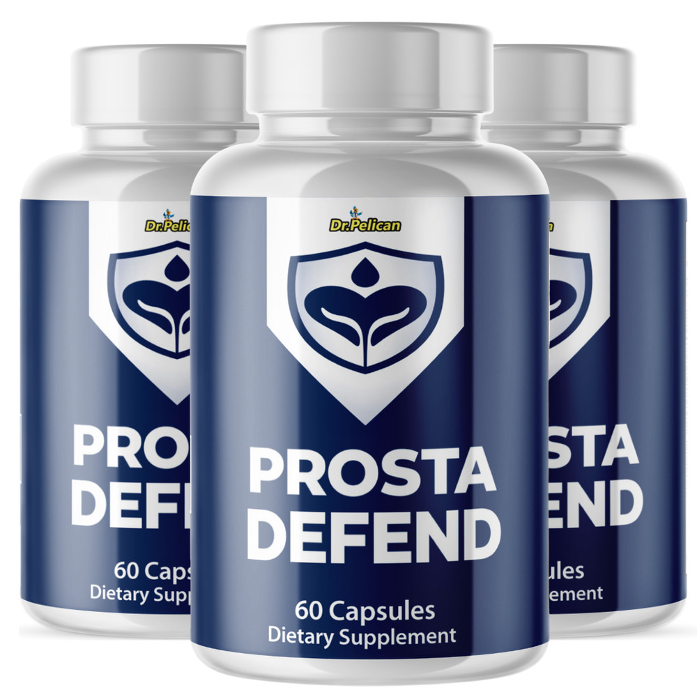 Prosta Defend- Prostate Support- 3 Bottles- 180 Capsules