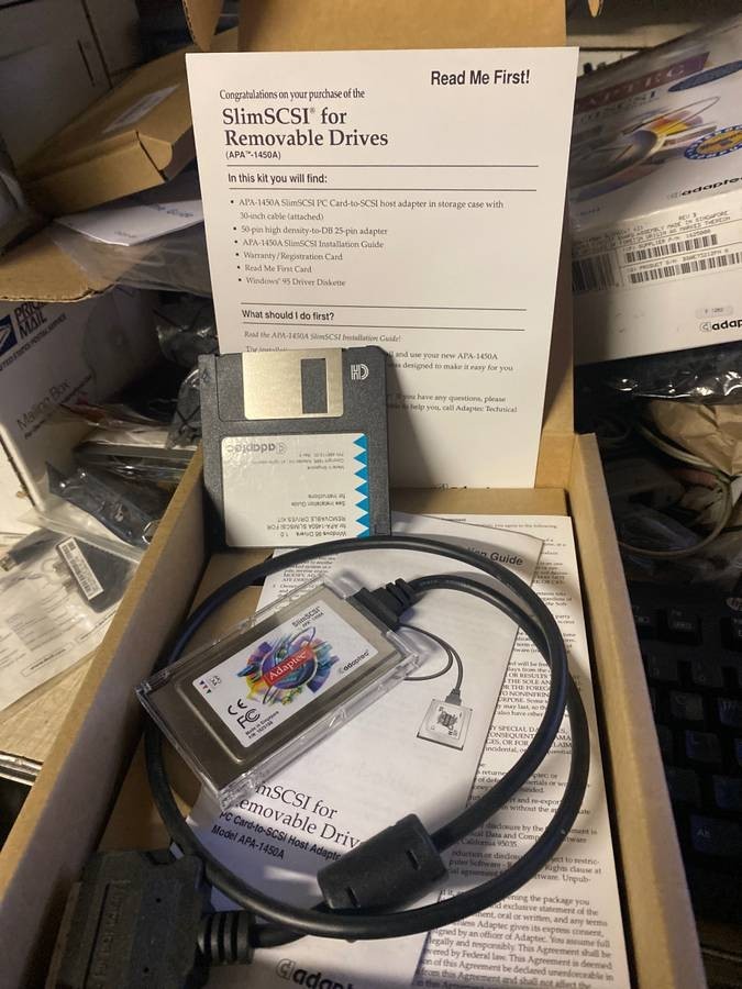 Adaptec slim SCSI APA-1450a