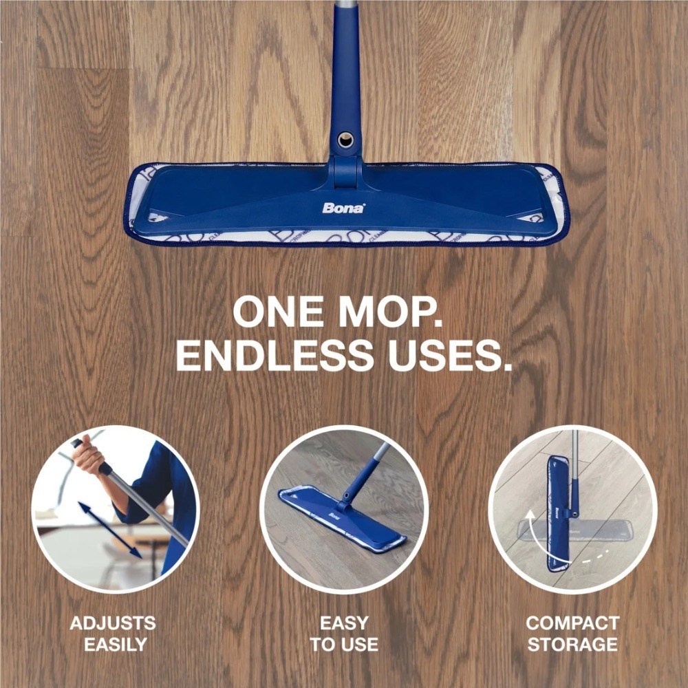 Multi-Surface Sweep and Clean Mop for Efficient Floor Cleaning