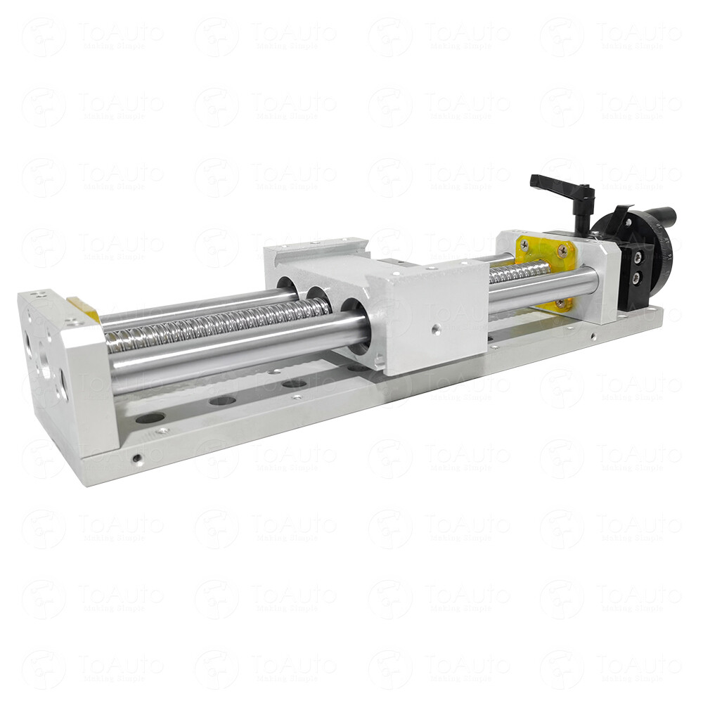 L300mm Cross Slide Linear Table Stage Module Manual Worktable with Handwheel
