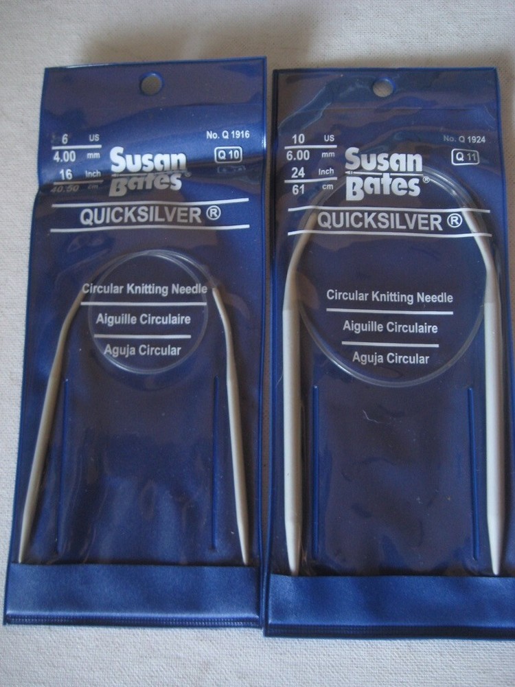 Susan Bates Circular Knitting Needles (10 pieces) Assorted Size