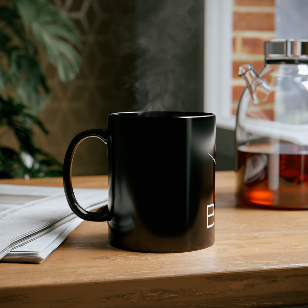 Bertram Boats 11oz Coffee Tea Black Mug