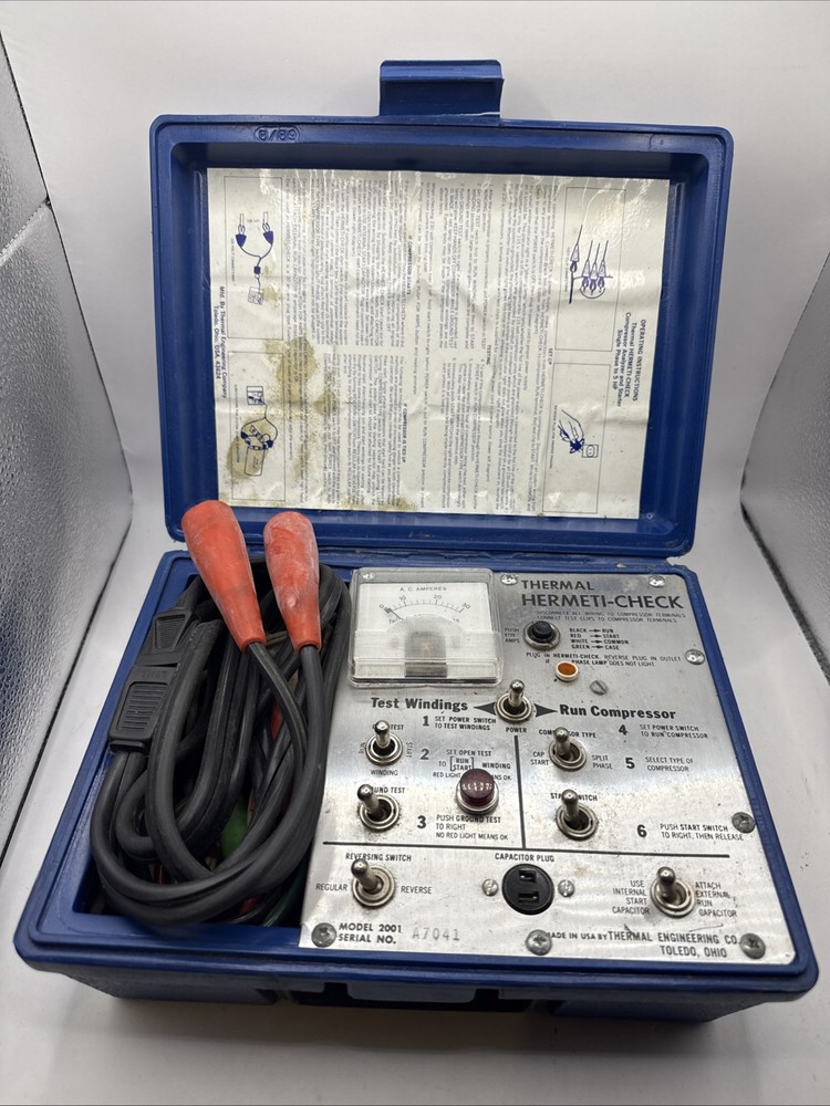 Thermal Engineering Hermeti Check Model 2001 Testing System