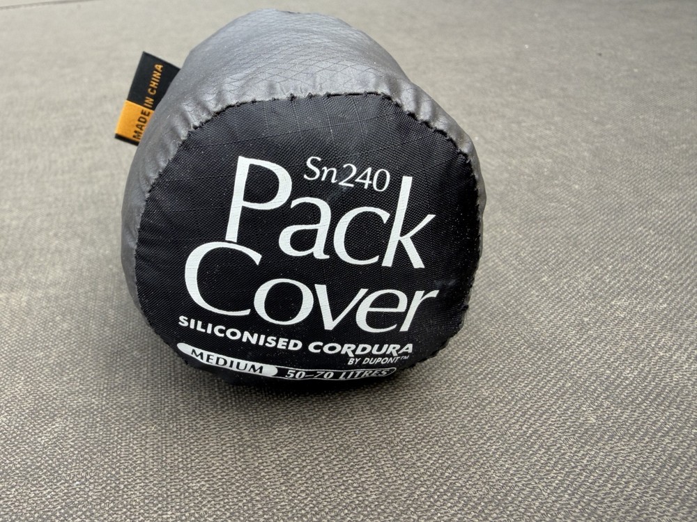 Sea To Summit SN240 Pack Cover Medium 50-70L Gray Backpacking
