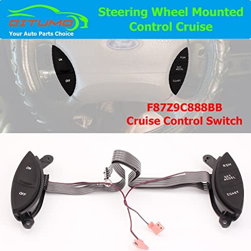 Upgrade Ranger/Explorer Steering Wheel Mounted Cruise Control Switch,