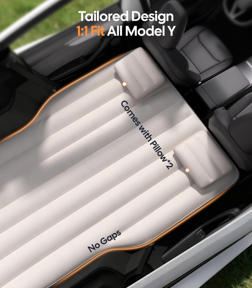 Tesla Model Y Air Bed Self Inflating USB C