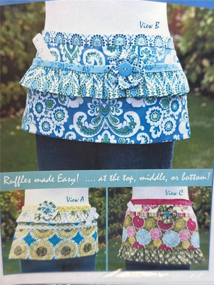 VANILLA HOUSE DESIGNS Sewing Pattern - GIRLY TOOL BELT - 3 Versions