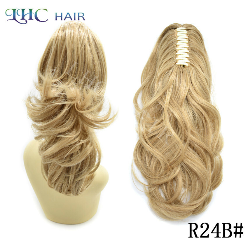 Real Thick Clip In Pony Tail Hair Extensions Claw Clip On Ponytail As Human US
