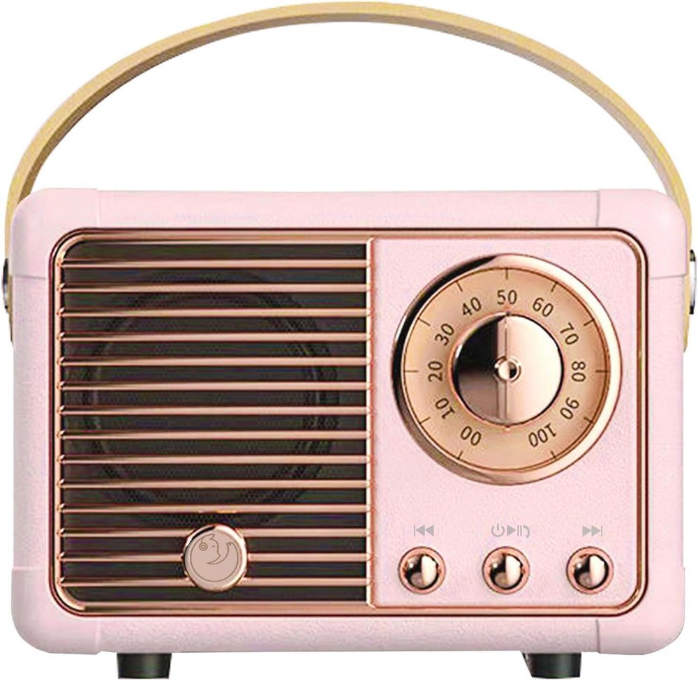 SpringFlora Retro Bluetooth Speaker Wireless Vintage Small Speaker with Stere...