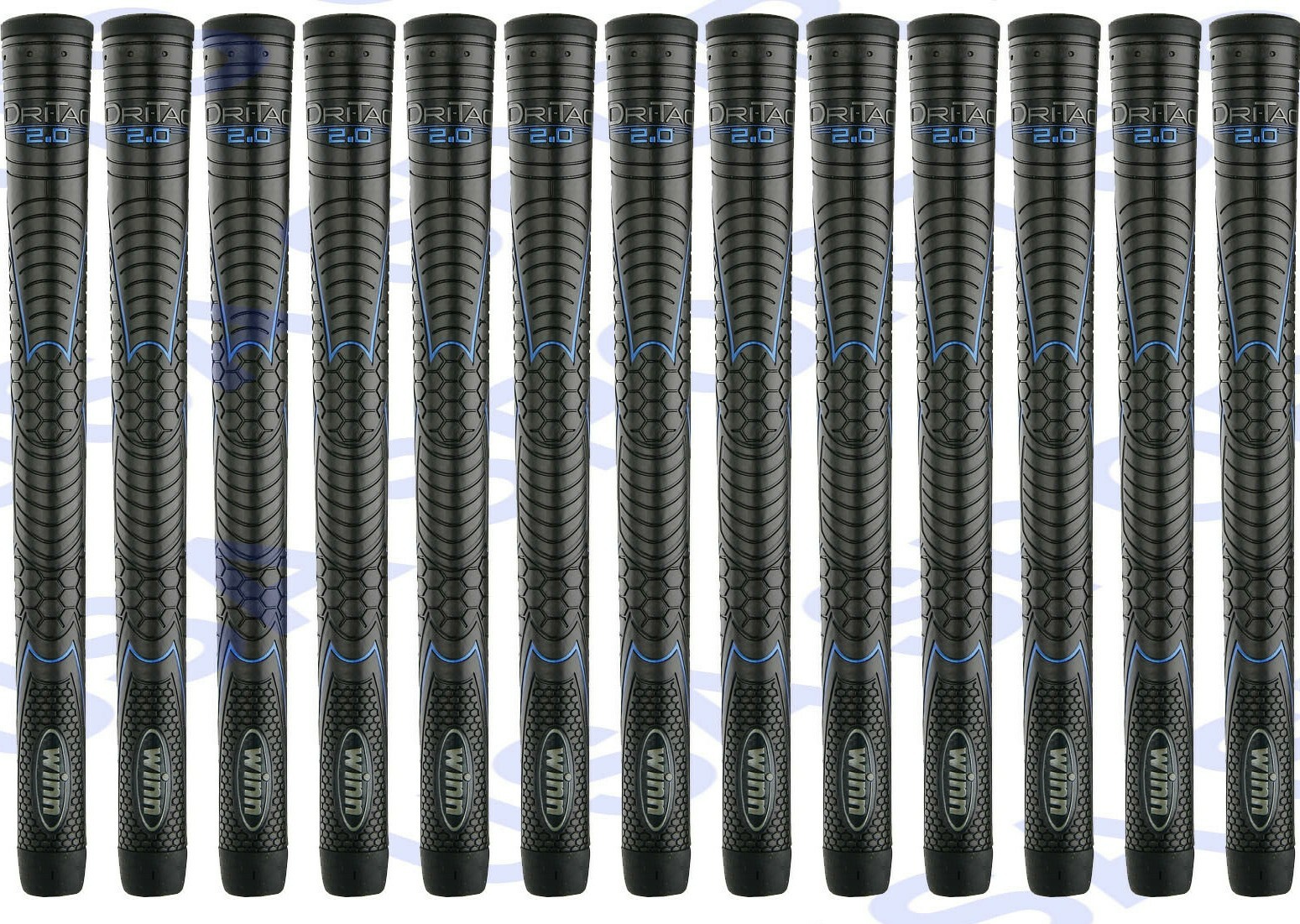 Winn DRI-TAC 2.0 MIDSIZE Jet Black Golf Grip - 62DT-JBK