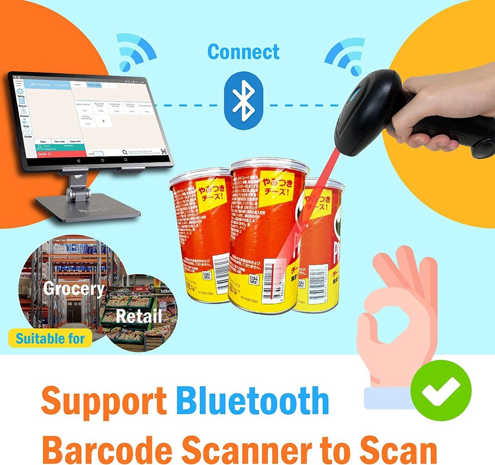 MRBOSS Mobile POS Cash Register 10.1” Tablet 2“ Receipt Printer Software app