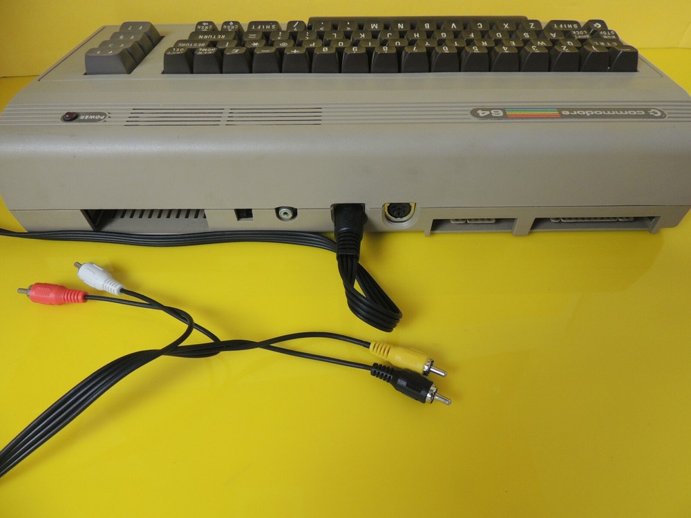 Composite Video & Audio TV DIN Cable for Commodore 64 C64 C-64 Optional HDMI