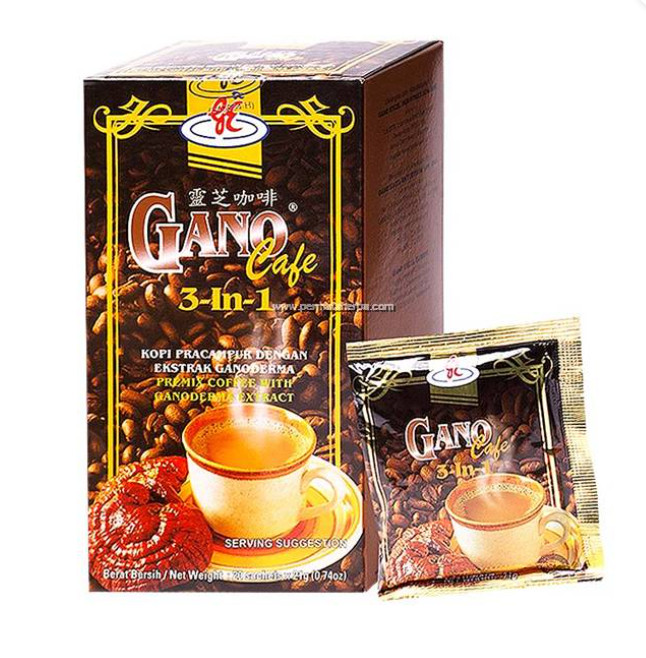 Gano Cafe 3-IN-1 Ganoderma Instant Coffee FREE Shipping