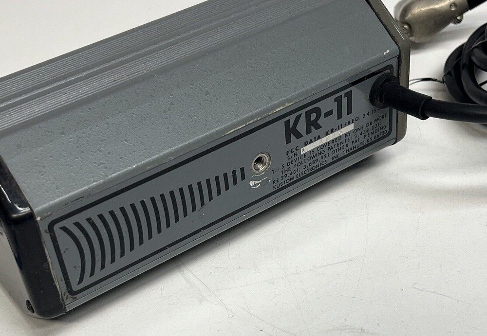 Kustom ELECTRONICS KR-11 , DATA KR-12 FREQ 24.15 Ghz
