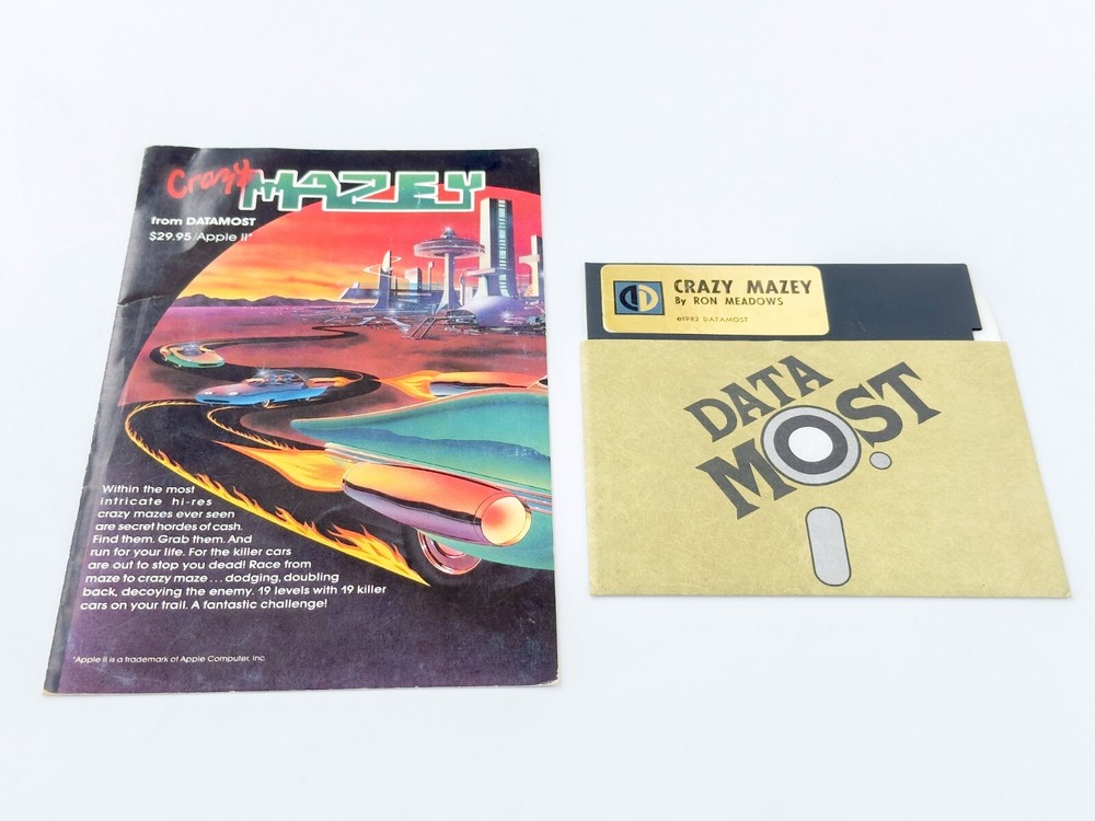 Crazy Mazey - Datamost - 1982 / Apple II