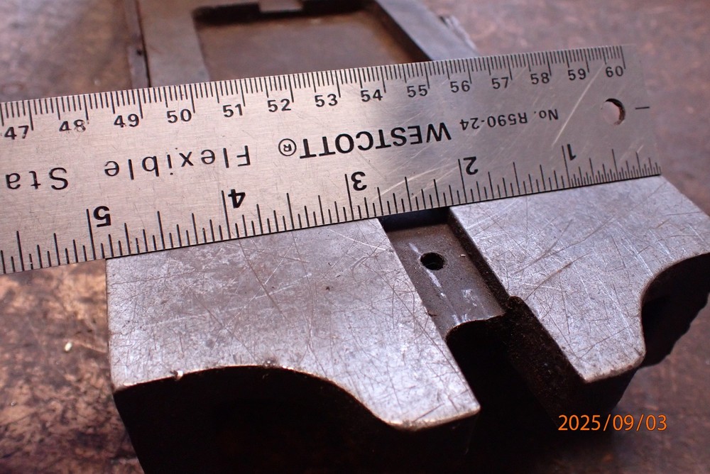 OLDER PALMGREN VISE TILT BASE CASTING WITH SIDE LOCKING BRACES