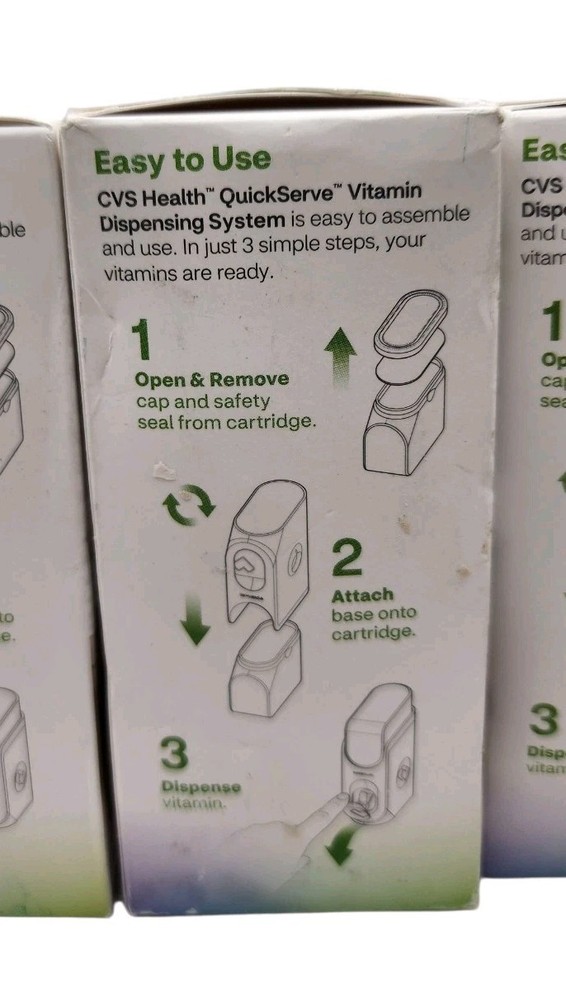 CVS QuickServe Vitamin Med Dispensing System Dispenser BASE ONLY New