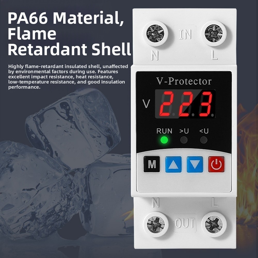 Accurate Digital Overvoltage Undervoltage Protector for Electrical Devices
