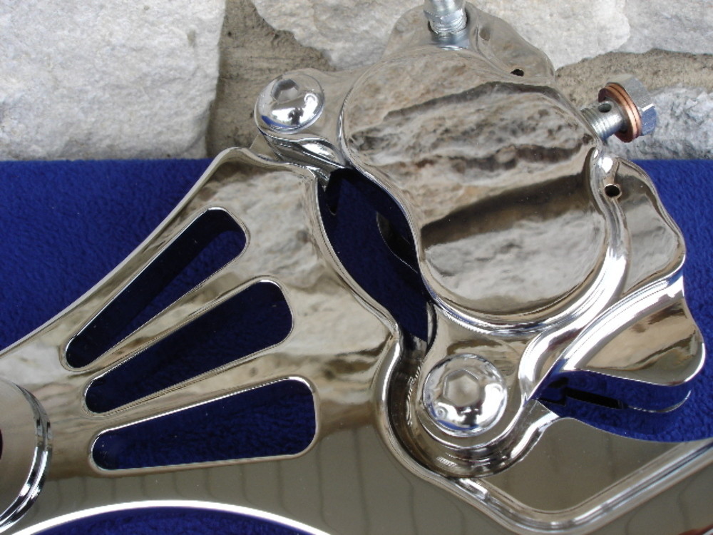 DNA CHROME REAR BRAKE SET FOR HARLEY SOFTAIL & CHOPPERS PARTS