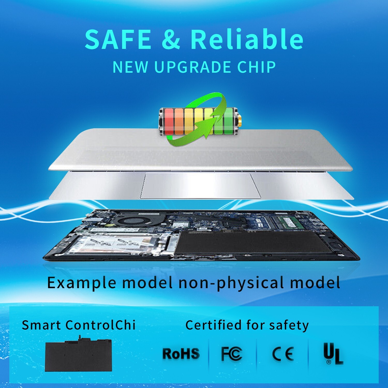 4GVMP Battery For Dell Latitude 5400 5500 Precision 3540 9JRYT C5GV2 Laptop 68Wh