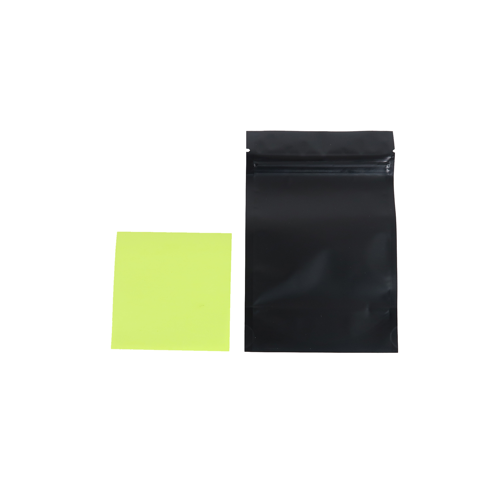 Double-Sided Black Stand Up Mylar QuickQlick™ Resealable Bags Multiple QTY Sizes