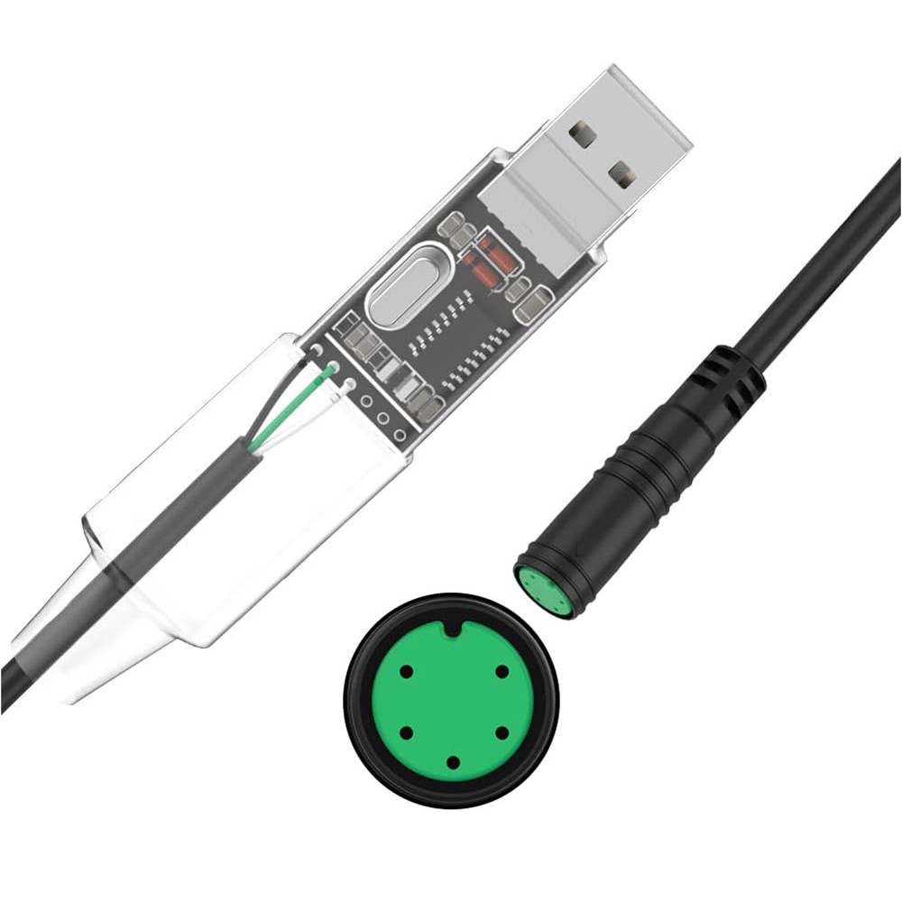 BAFANG USB Programming Cable Wiring for UART Mid Drive Motor BBS01B BBS02B BBSHD