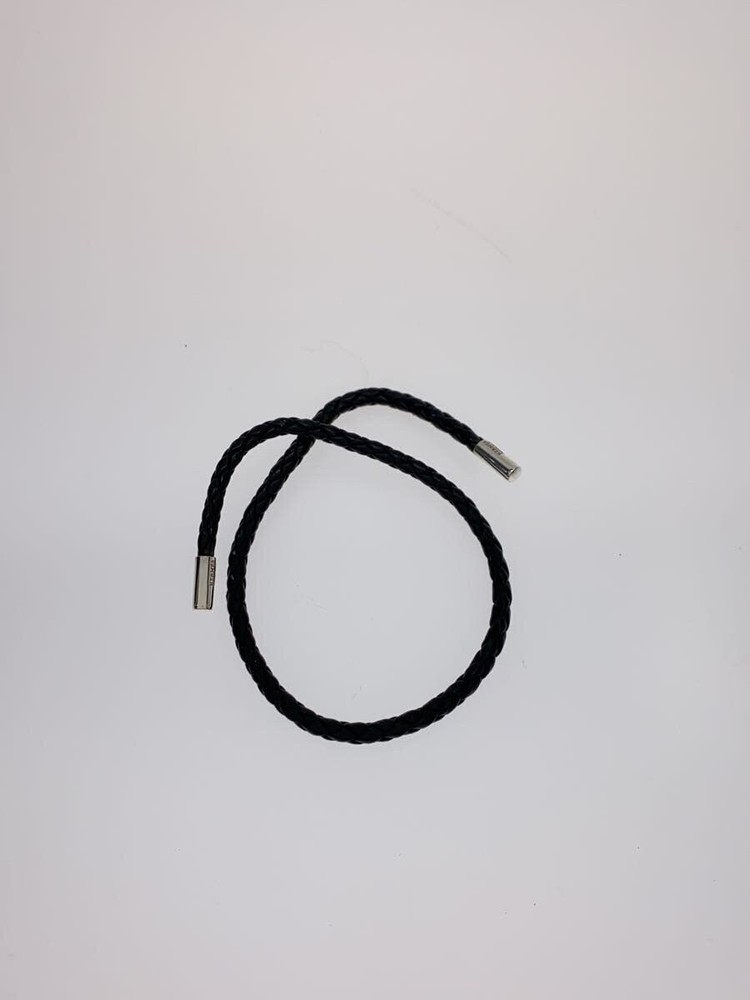 HERMES Keychain BLK Plain Mens Used