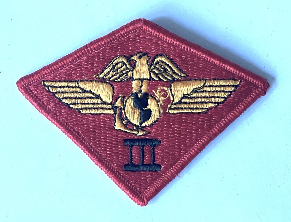 USMC 3rd Marine Aircraft Wing merrowed edge shoulder patch