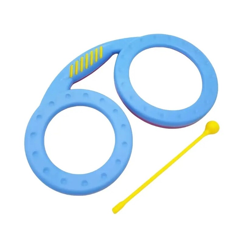 Glasses Shape Drum Hand Clapping Drum Percussion Instrument Gift for Kids