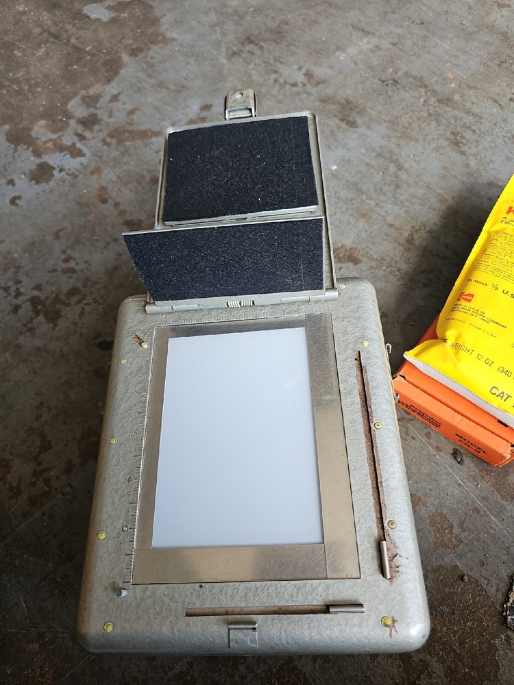 Vintage Airequipt "Junior" Contact Printer Darkroom Photo Developer *Untested*