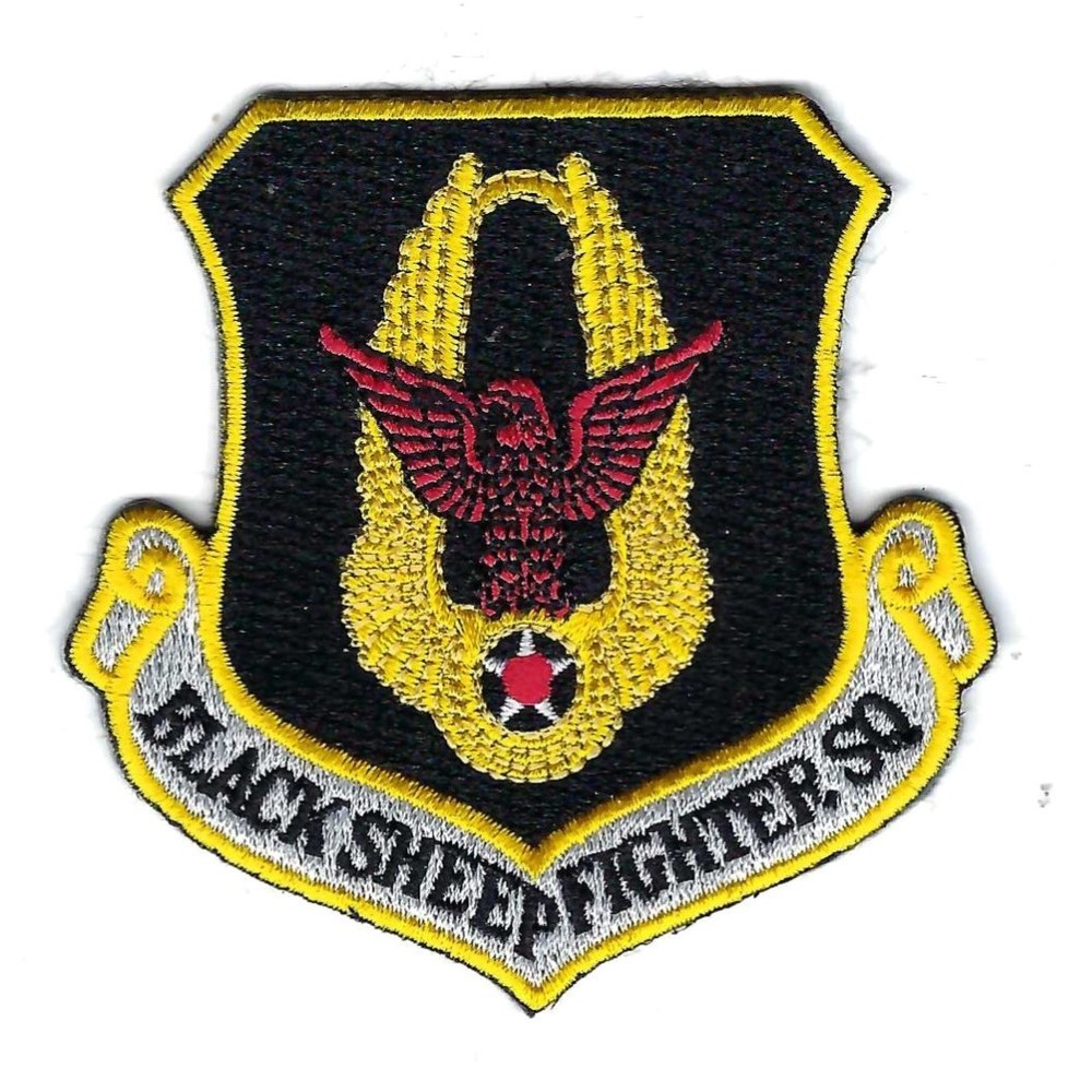 8th  FIGHTER SQUADRON "BLACK SHEEP FIGHTER SQ" 'AFRES EAGLE' patch
