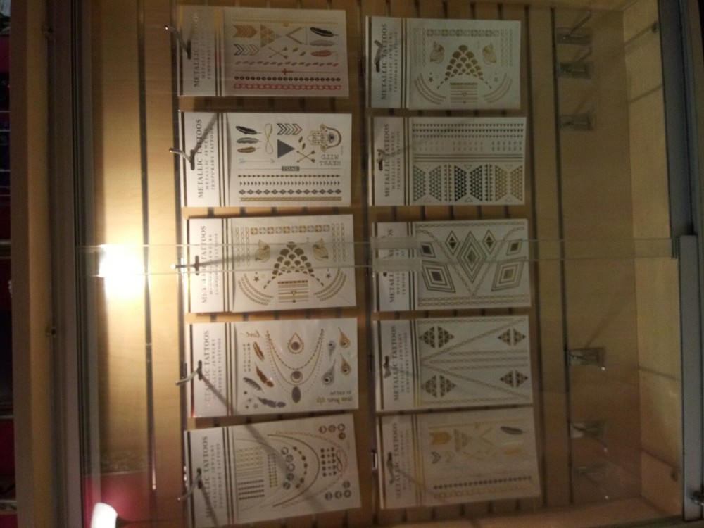 Metallic temporary Tattoos *32 Sheets*