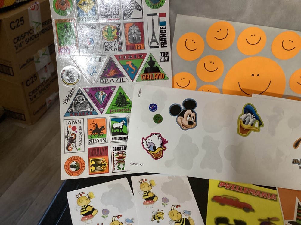 Assorted Lot of Miscellaneous Stickers