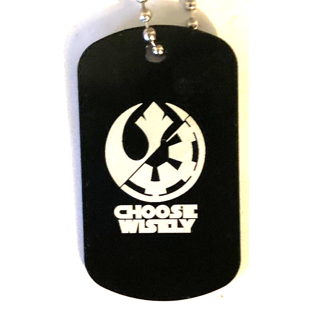 Star Wars Choose Wisely Pendant With Necklace