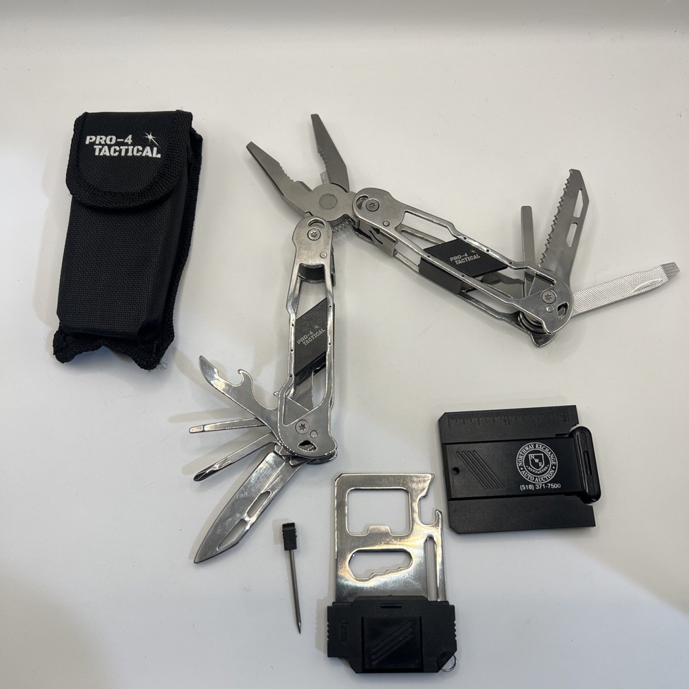 Survivor Tactical Pro Multitool with Belt Clip