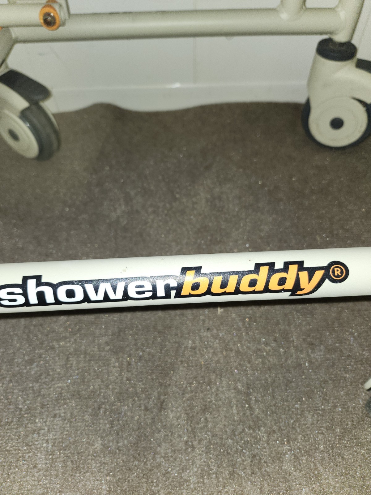 ShowerBuddy New SB2 Rolling Chair Base With Footrest And Locking Casters