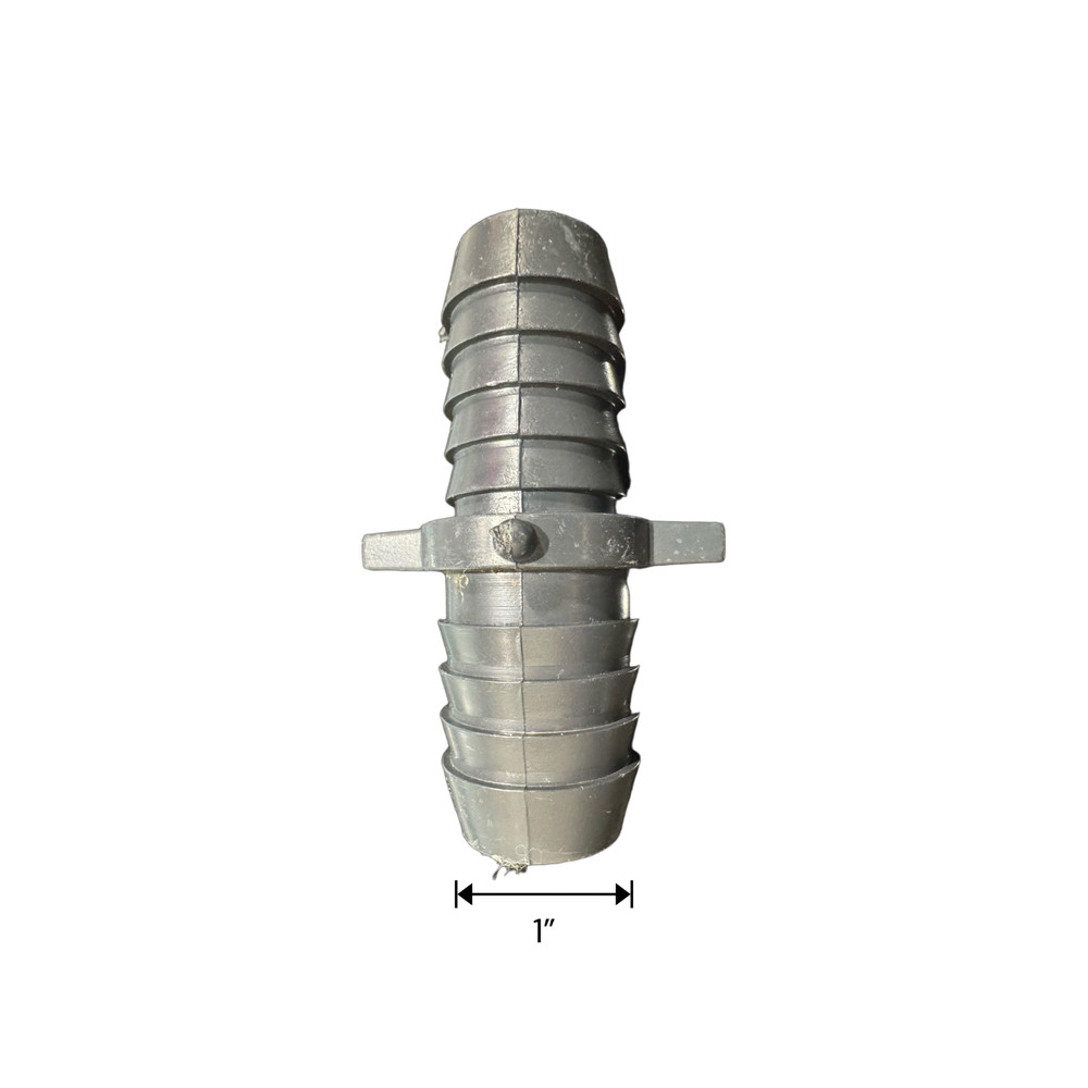 7/8" x 1" Barb Adapter Insert Coupling Fitting Irrigation Sprinkler Dark Gray