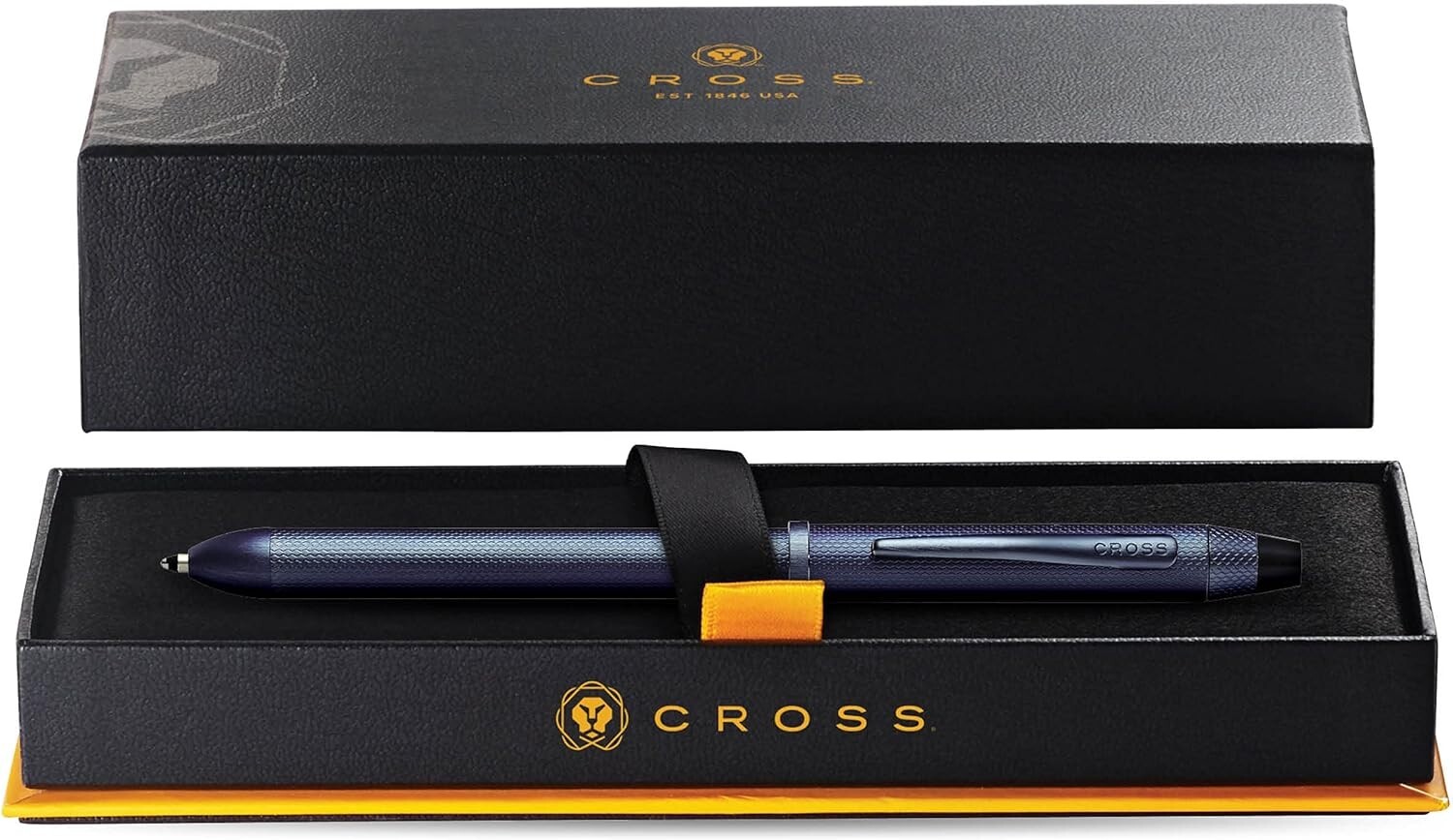 Cross Tech3+Multi-Function Ballpoint Pen with Stylus, Dark Blue (AT0090-25)