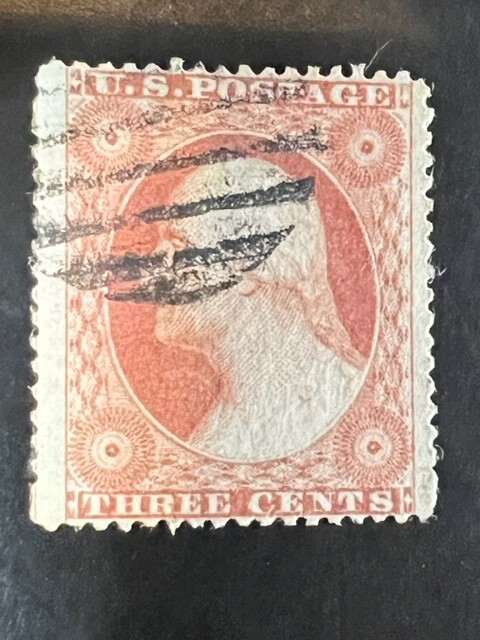US stamp 25A used