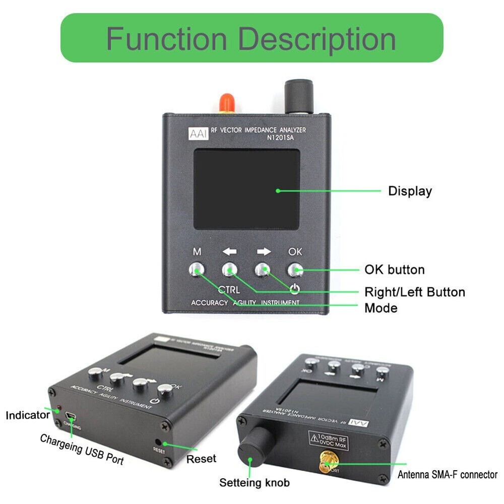 Professional RF Vector Impedance Analyzer For Accurate Antenna Testing