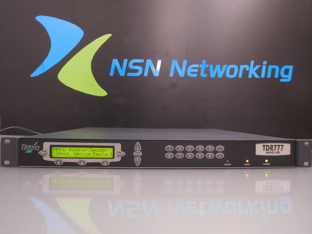 Tiernan TDR777 Professional MPEG2 IRD Integrated Receiver Decoder