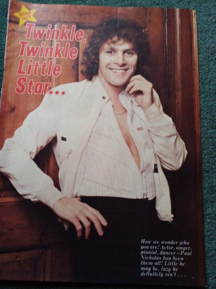 Dii6 Ephemera 1981 Pop Picture Paul Nicholas